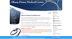 Desktop Screenshot of albanyhousemedicalcentre.co.uk